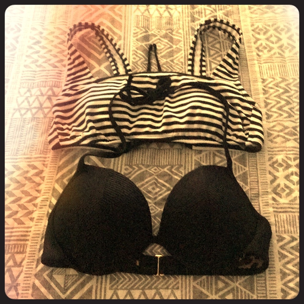 2 bikini tops